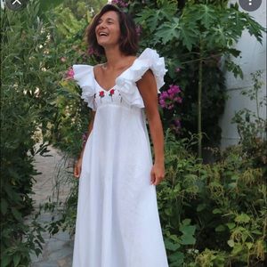 Fanm Mon Demre Dress - White S Small PRICE FIRM